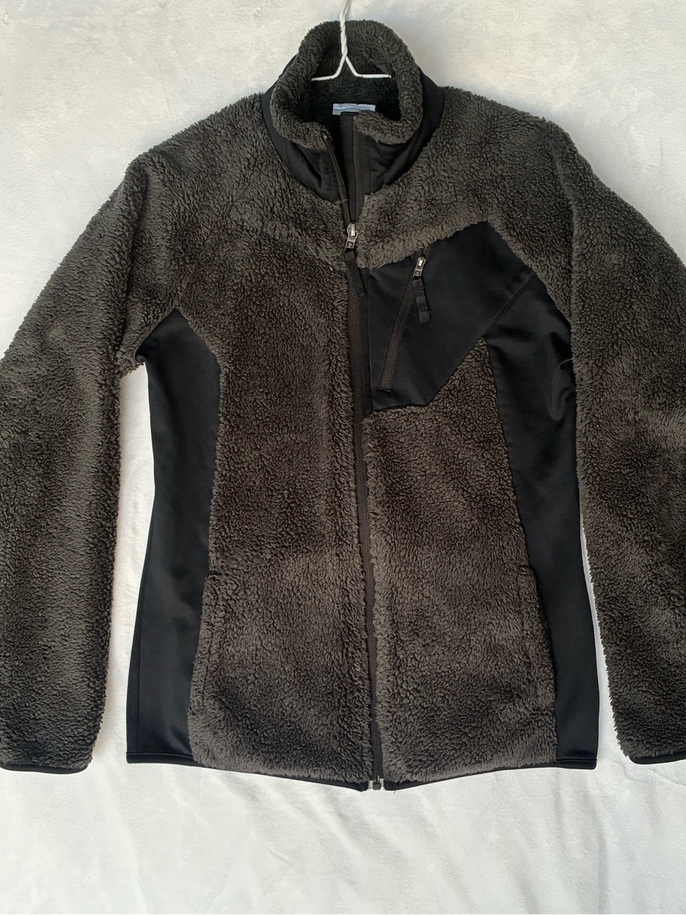 Columbia Dark Gray & Black Teddy Fleece Full-Zip Jacket